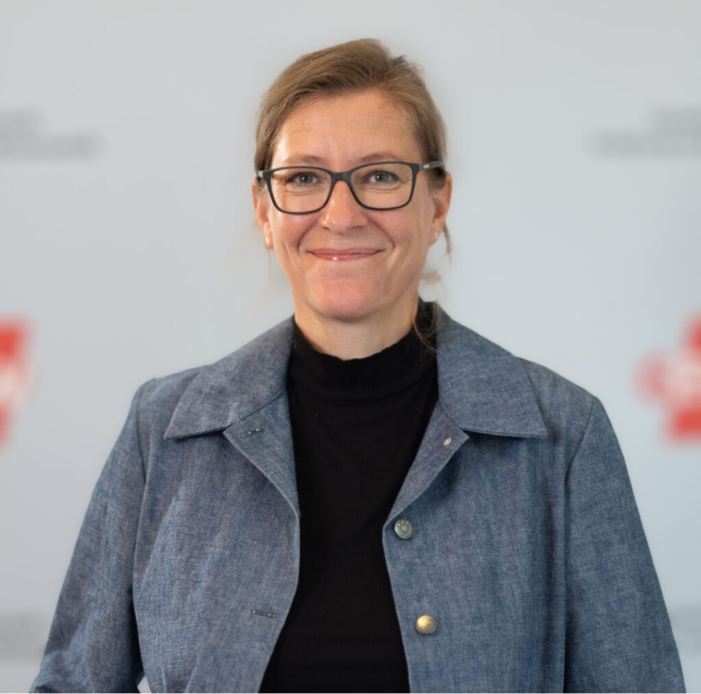 Die Vorsitzende der GEW Thüringen: Kathrin Vitzthum.